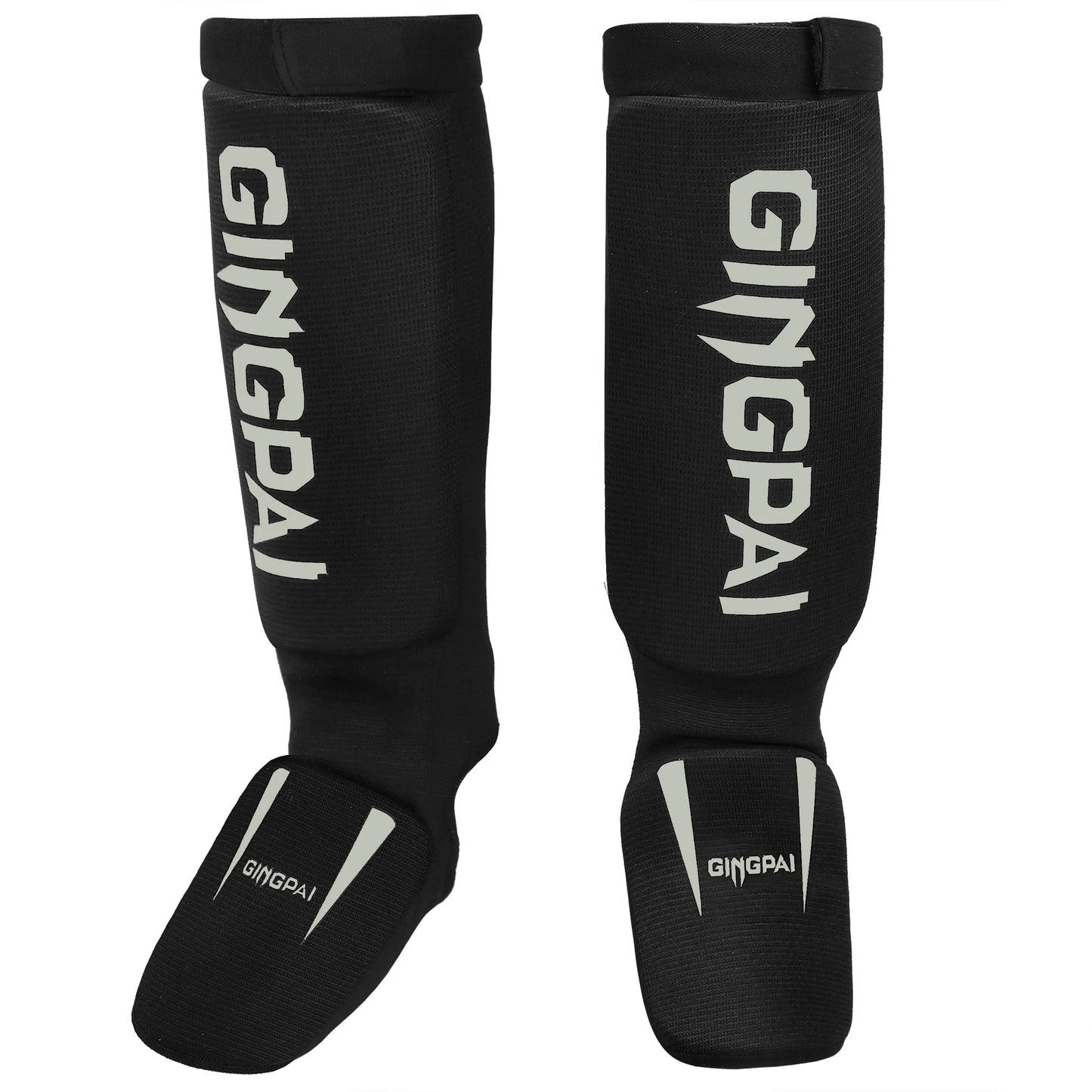 Cotton Boxing Shin Guards MMA Instep Ankle Protector Foot Protection TKD Kickboxing Pad Muaythai Training Leg Support Protectors