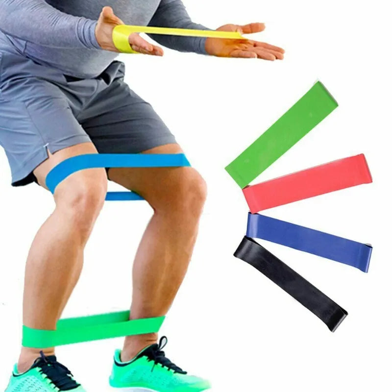 Various Color Yoga Sport Resistance Bands Gym Equipment TPE Home Fitness Elastic Bands Pilates Strength Training Workout
