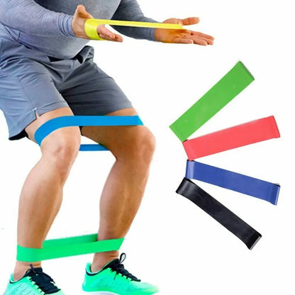 Various Color Yoga Sport Resistance Bands Gym Equipment TPE Home Fitness Elastic Bands Pilates Strength Training Workout