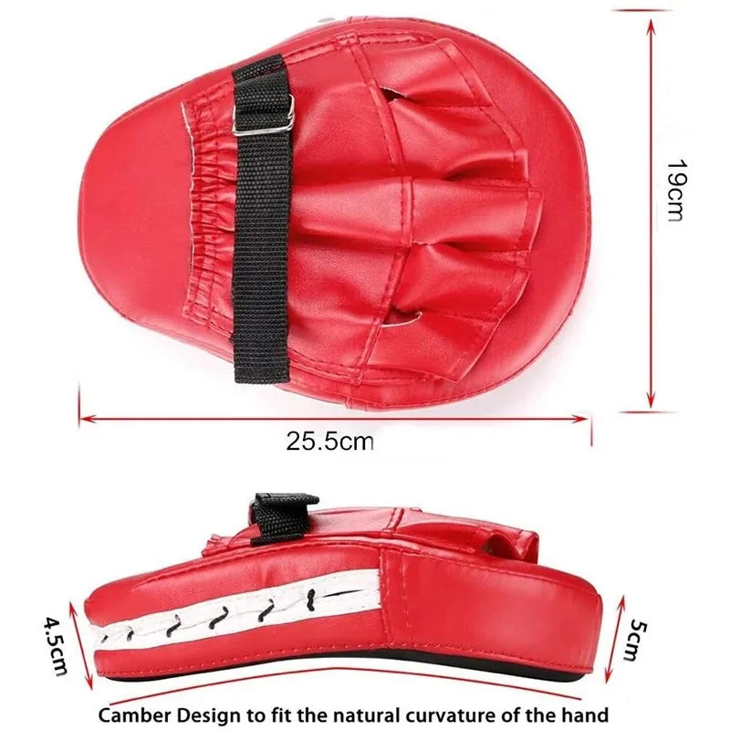 Curved Punching Mitts Boxing Pads Hand Target Boxing Pads Gloves Training Focus Pads Kickboxing Muay Thai Martial Art