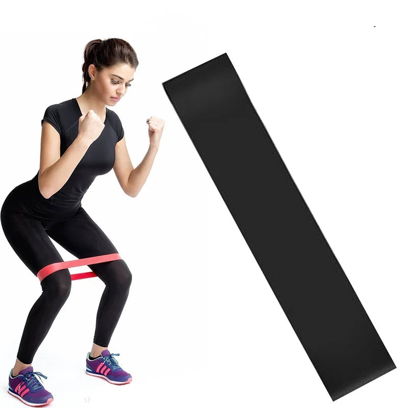Various Color Yoga Sport Resistance Bands Gym Equipment TPE Home Fitness Elastic Bands Pilates Strength Training Workout