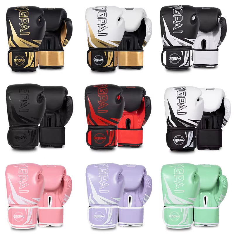 6 8 10 12 14 16Oz Boxing Gloves Professional Muay Thai Guantes De Boxeo Free Fight MMA Sandbag Training Glove for Men Women