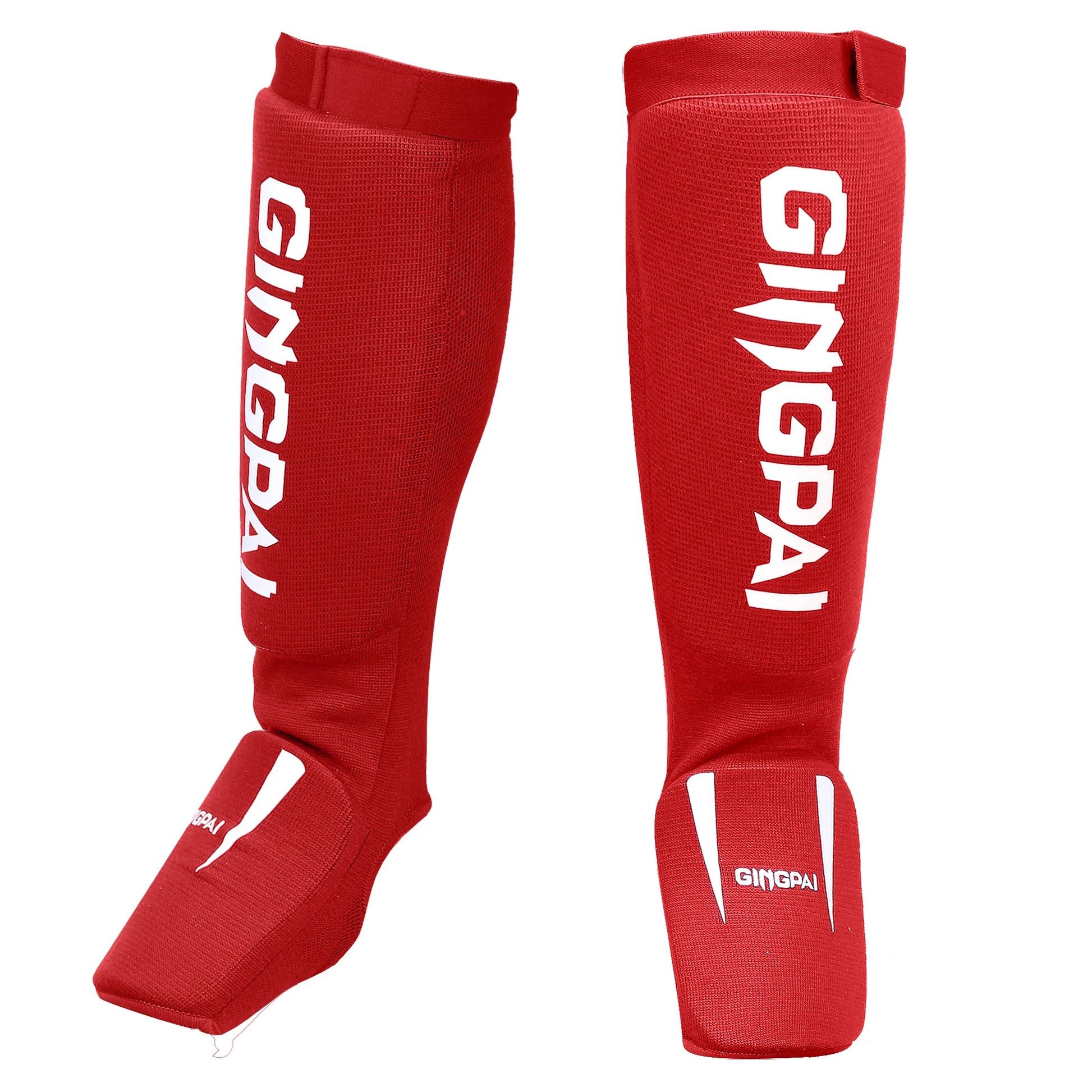 Cotton Boxing Shin Guards MMA Instep Ankle Protector Foot Protection TKD Kickboxing Pad Muaythai Training Leg Support Protectors