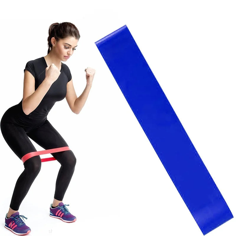 Various Color Yoga Sport Resistance Bands Gym Equipment TPE Home Fitness Elastic Bands Pilates Strength Training Workout