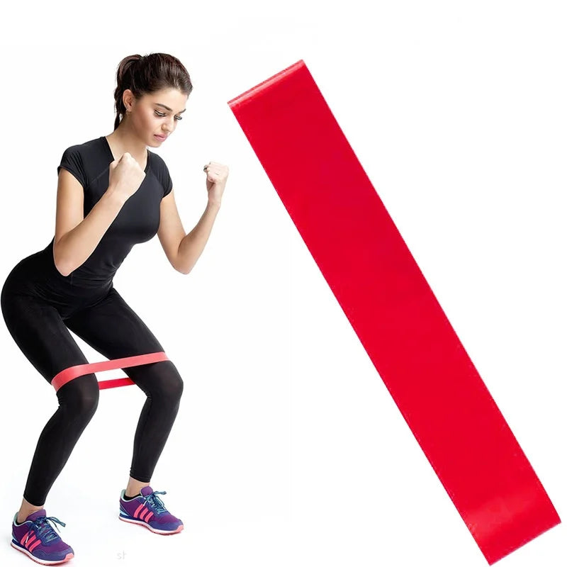 Various Color Yoga Sport Resistance Bands Gym Equipment TPE Home Fitness Elastic Bands Pilates Strength Training Workout