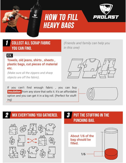 No-Rip 5 Ft UNFILLED Heavy Punching Bag for and Kicking Great for Boxing, MMA, Muay Thai and Kickboxing for the Best Fitness Workouts-